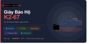 Giày Bảo Hộ K2-67 Có Tốt Không?