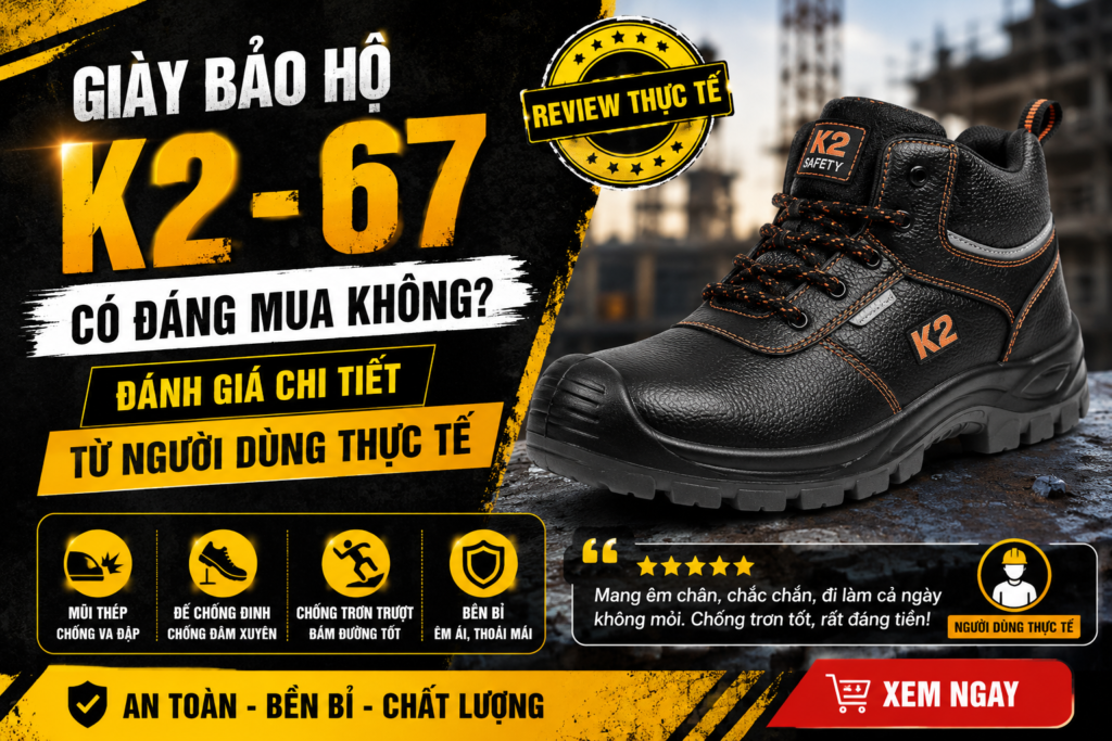 Giày Bảo Hộ K2-67 Có Đáng Mua Không