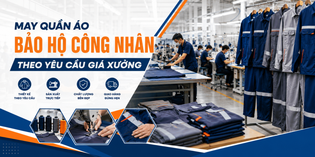 Nhận may đồ bảo hộ lao động theo yêu cầu