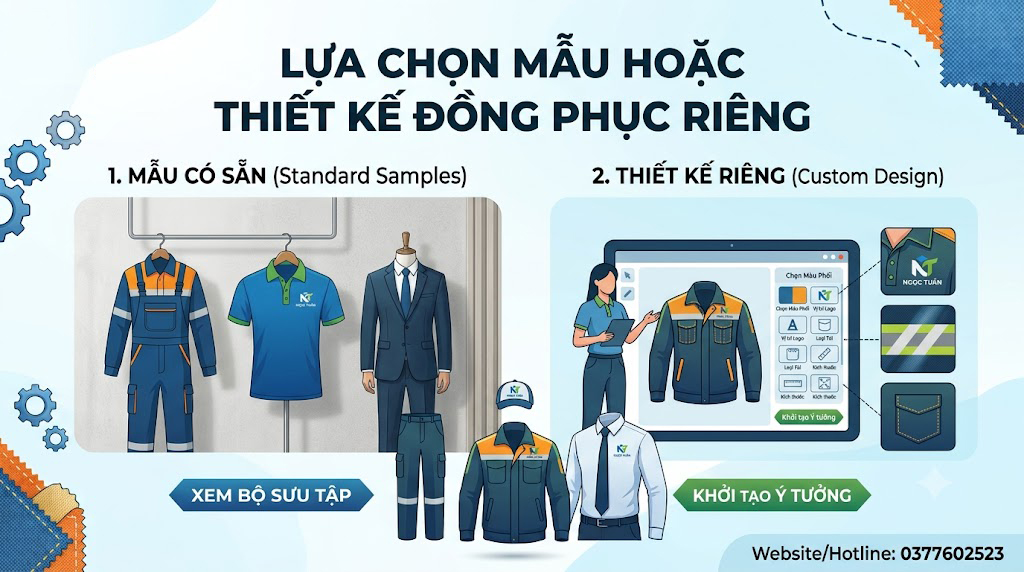 Quy trình đặt may bảo hộ ngọc tuấn